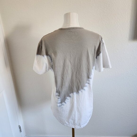 Bylt Prism Dye Tee T-Shirt Mens Medium Tan White Activewear Casual Workout Basic - Picture 4 of 11